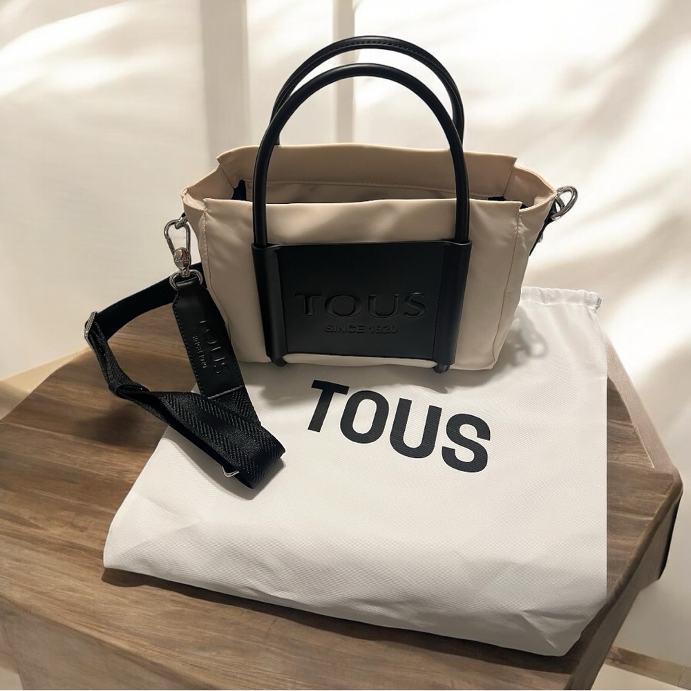 TOUS Beige and Black Women's Bag